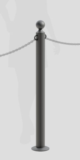 Clôture S4 (poteau), partie d'un système de clôture