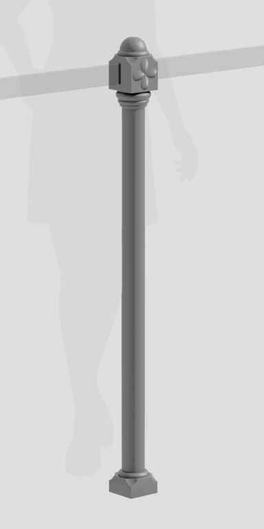 Clôture S3, partie du système de clôture